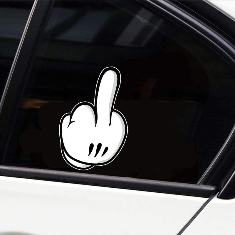 InsensitiviTees™️ Accessories Middle Finger Waterproof Sticker