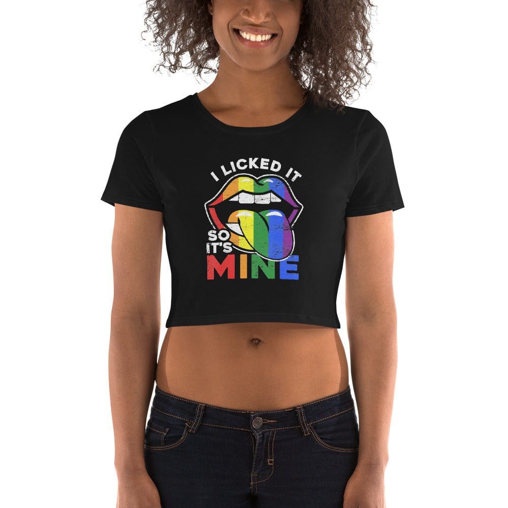 InsensitiviTees™️ I Licked It Women’s Crop Tee