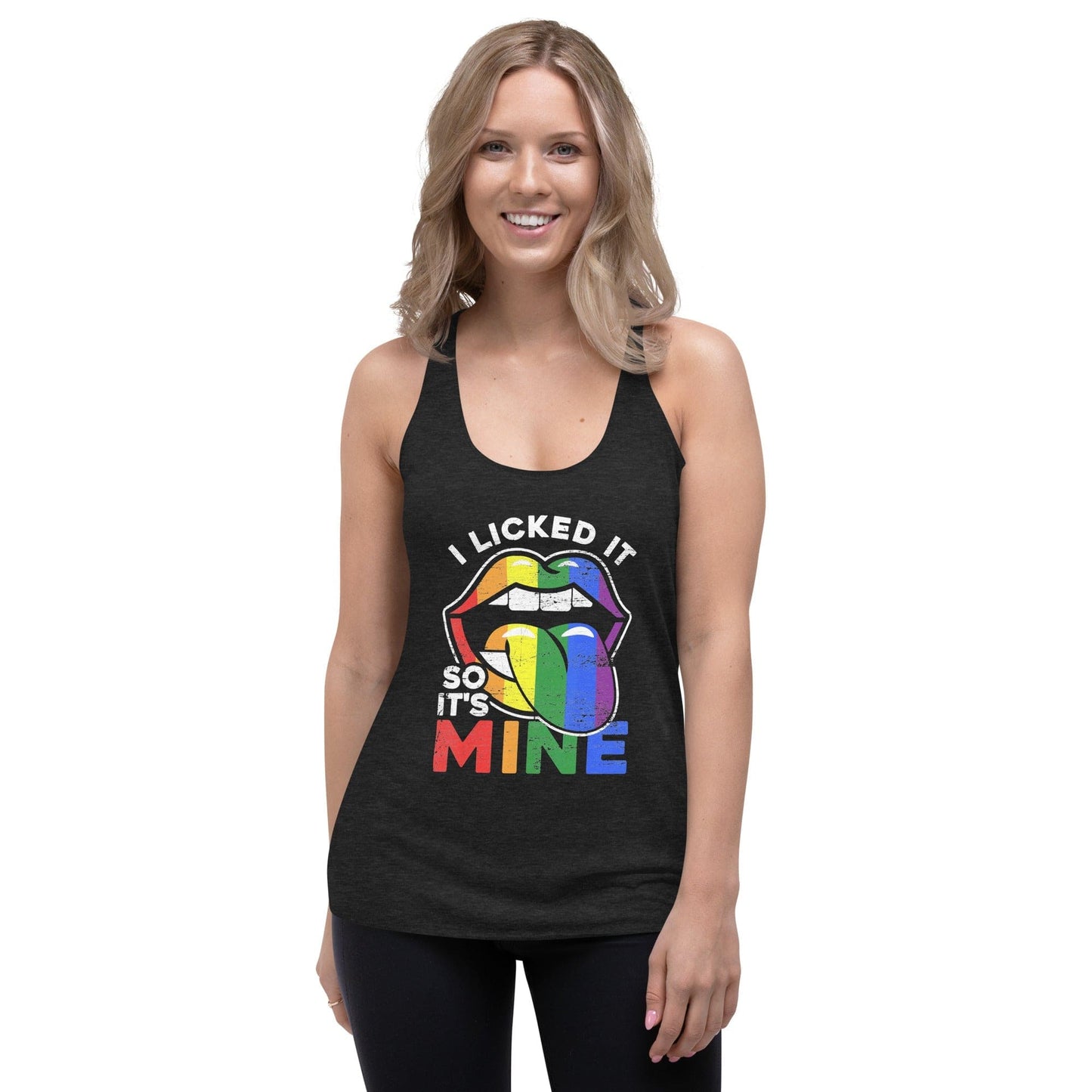 InsensitiviTees™️ I Licked It Women's Racerback Tank