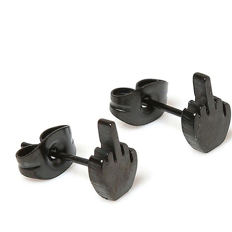 InsensitiviTees™️ Jewelry Middle Finger Earrings Finger Earrings
