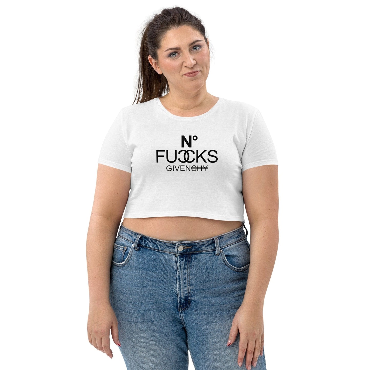 InsensitiviTees™️ No Fucks Given Crop Top