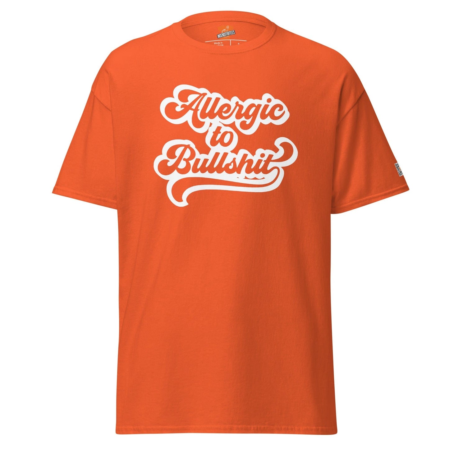 InsensitiviTees™️ Orange / S Allergic to Bullshit Unisex Tee