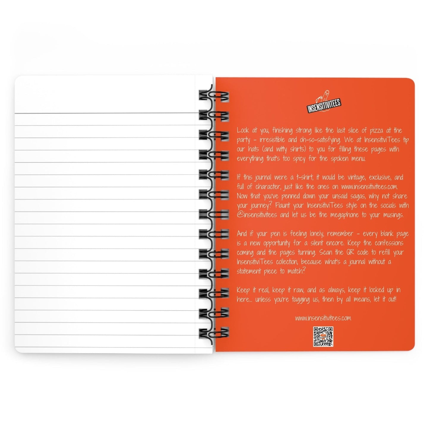 InsensitiviTees™️ Paperback All The Things I Can't Say Out Loud! Journal
