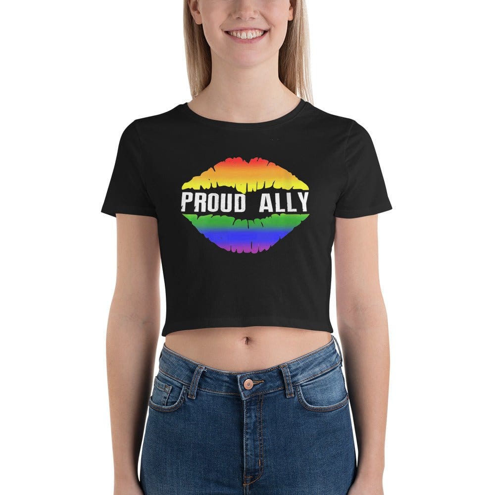 InsensitiviTees™️ Proud Ally Women’s Crop Tee
