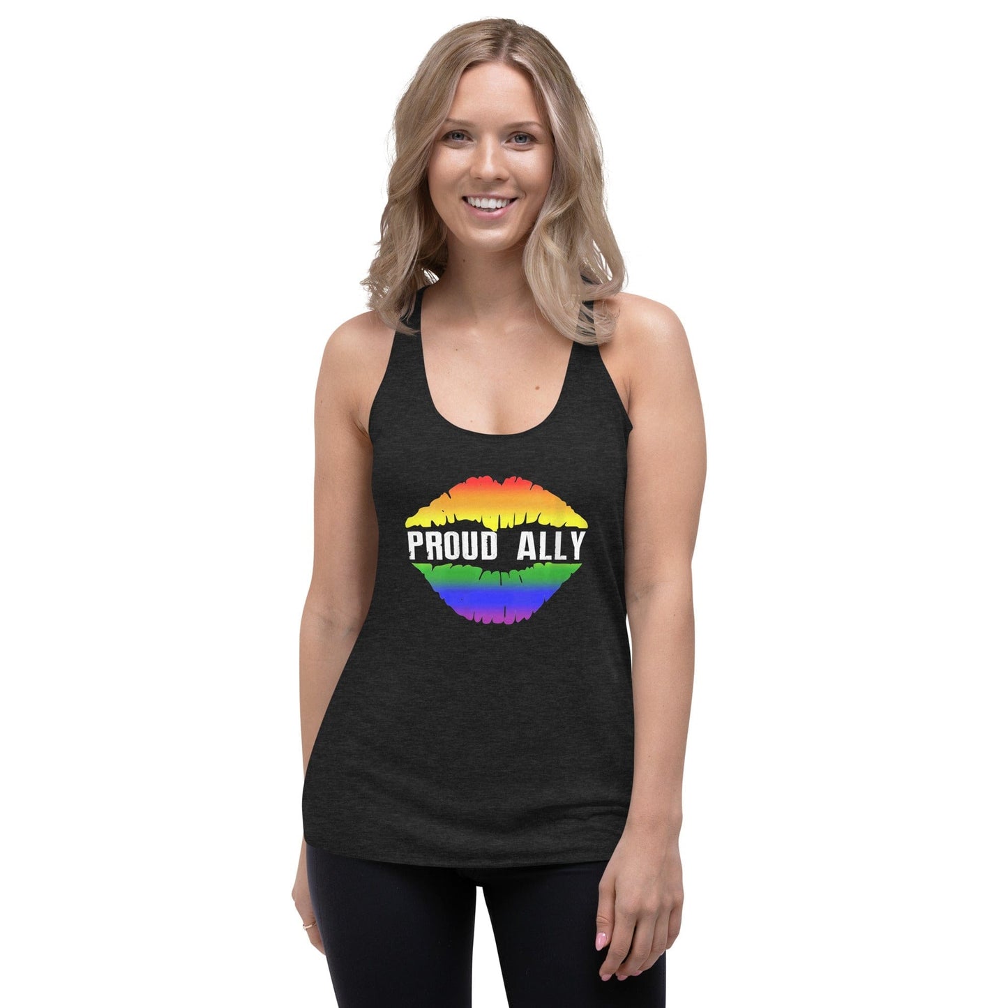 InsensitiviTees™️ Proud Ally Women's Racerback Tank