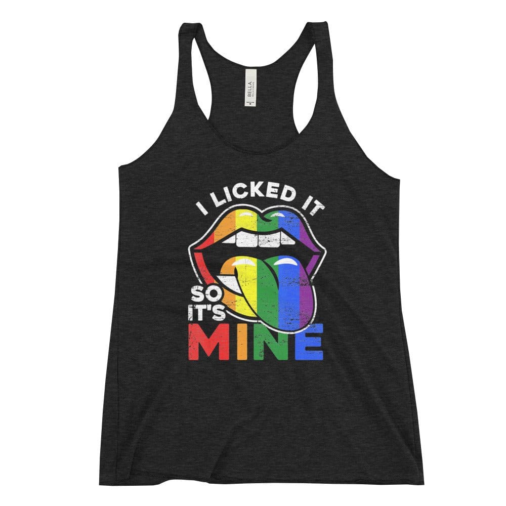 InsensitiviTees™️ S I Licked It Women's Racerback Tank