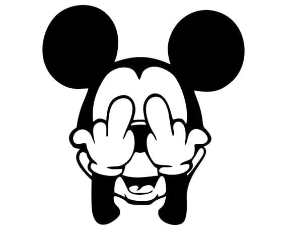 InsensitiviTees™️ Stickers Peek-A-Boo Fuck You Sticker
