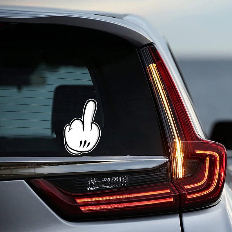 Middle Finger Waterproof Sticker - InsensitiviTees™️