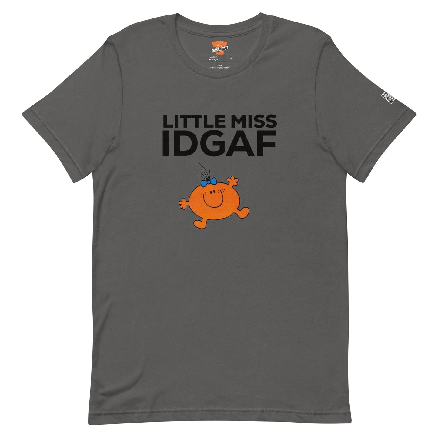 InsensitiviTees™️ Asphalt / S Little Miss IDGAF Unisex t-shirt