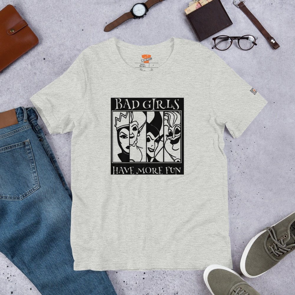InsensitiviTees™️ Athletic Heather / XS Bad Girls Have More Fun Unisex t-shirt