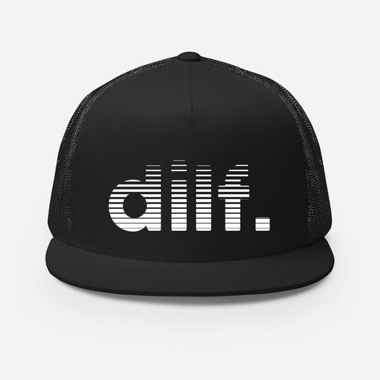InsensitiviTees™️ Black dilf. SnapBack Trucker Hat