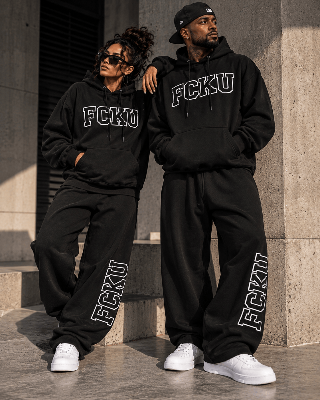 InsensitiviTees™️ Black / S FCKU University | The Full Ride Set