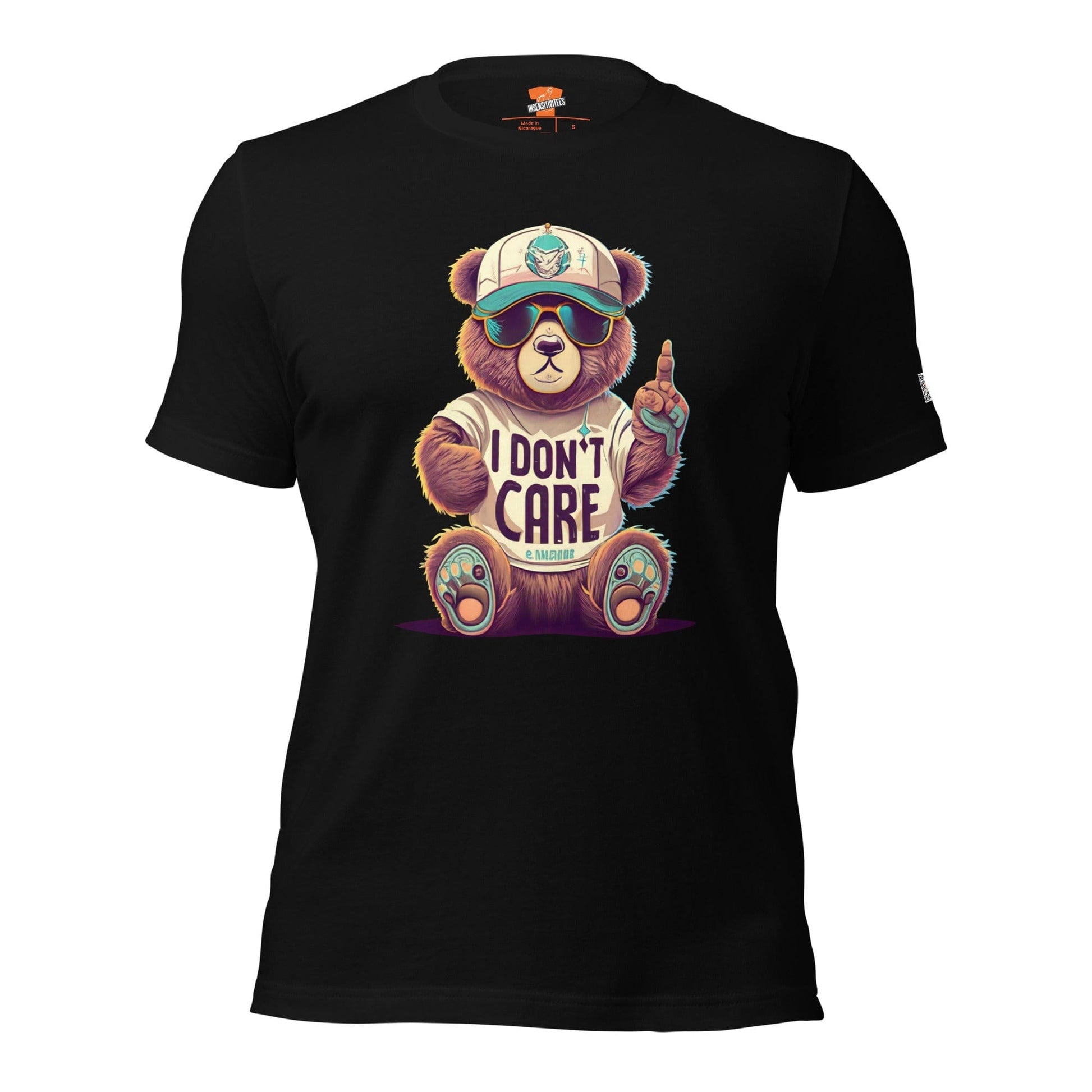 InsensitiviTees™️ Black / S I Don't Care Bear Unisex t-shirt