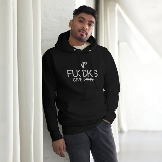 InsensitiviTees™️ Black / S No Fucks Given Unisex Hoodie