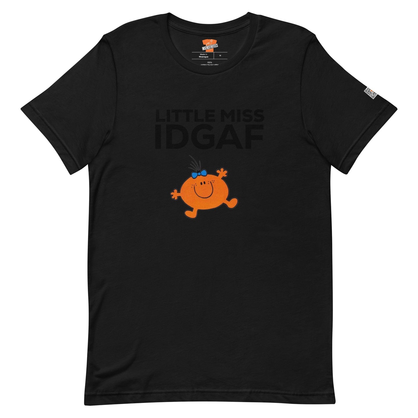InsensitiviTees™️ Black / XS Little Miss IDGAF Unisex t-shirt