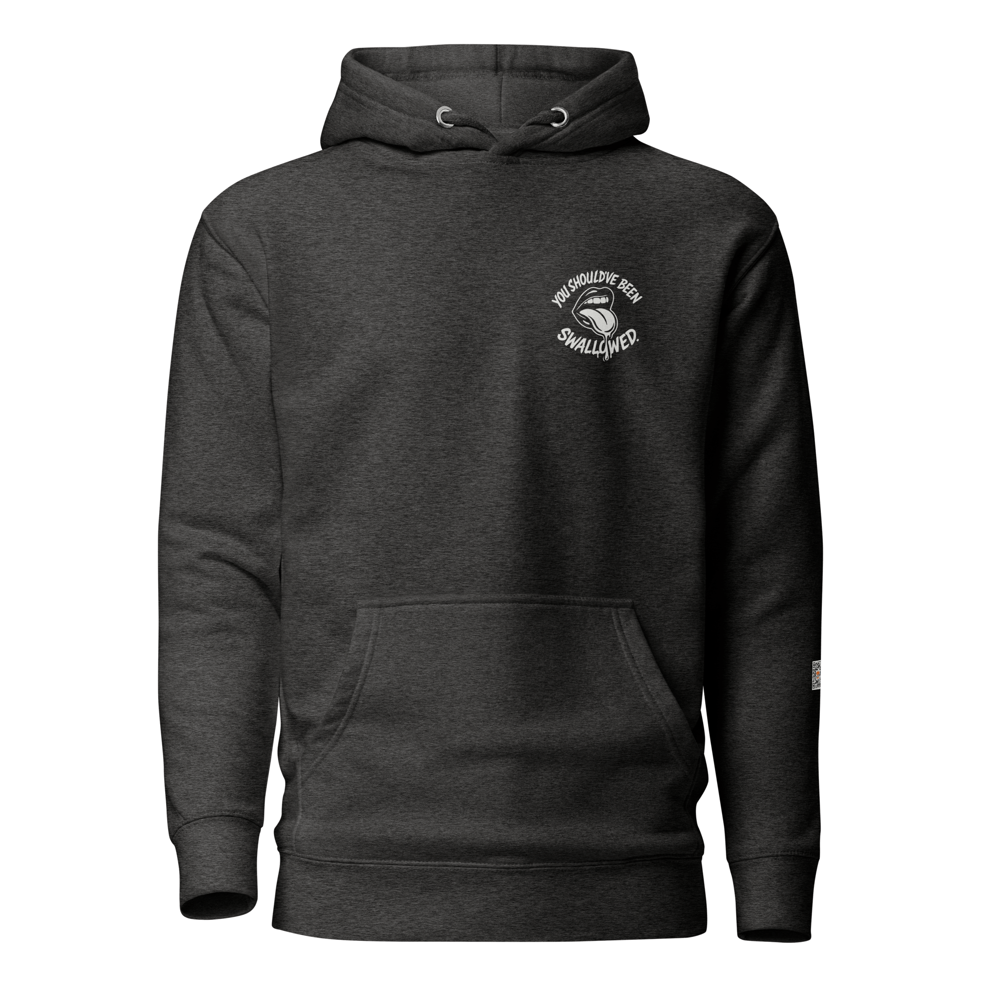 InsensitiviTees™️ Charcoal Heather / S You Should’ve Been Swallowed (Dark Hoodie Edition)