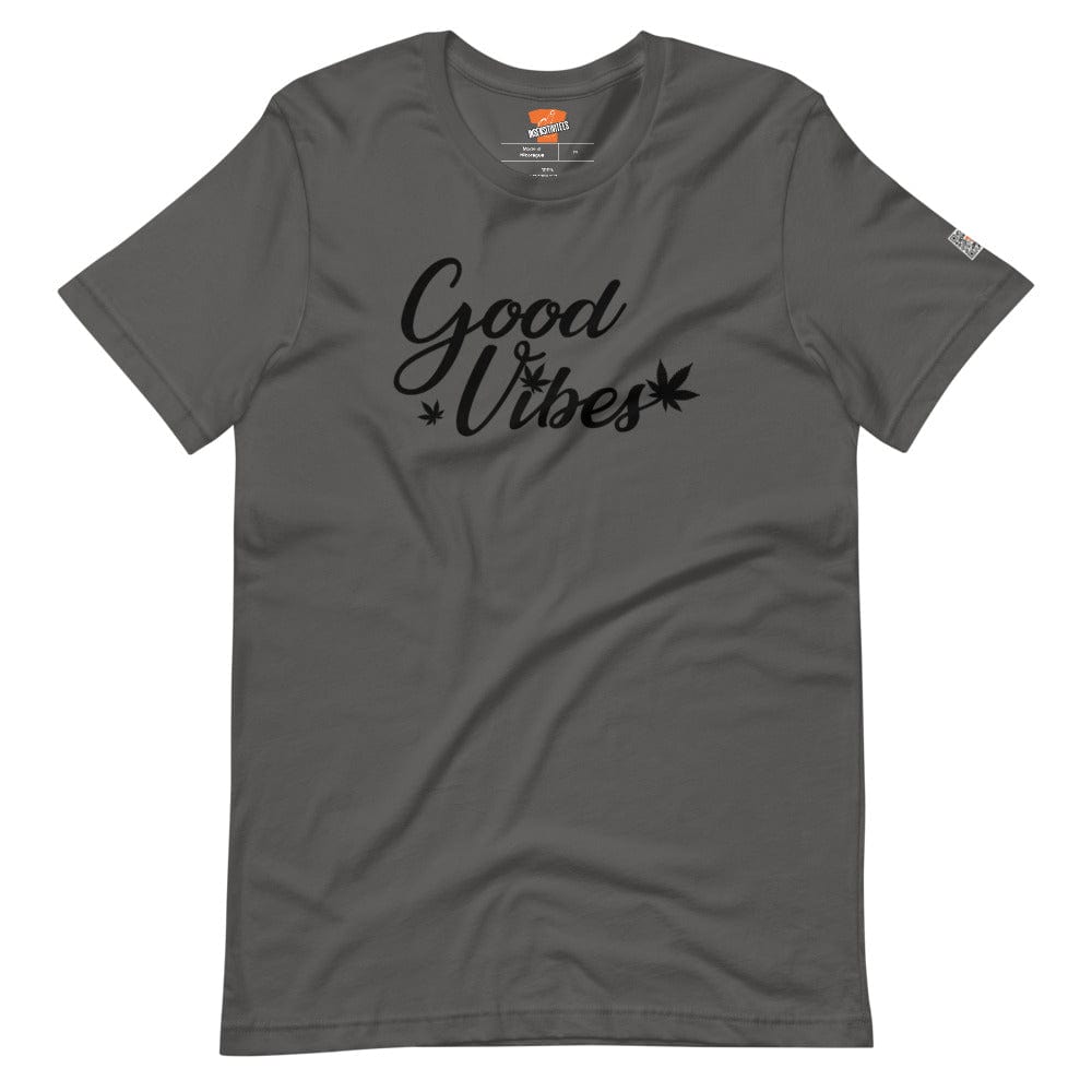 InsensitiviTees™️ Dark Gray / S Good Vibes Short-sleeve unisex t-shirt