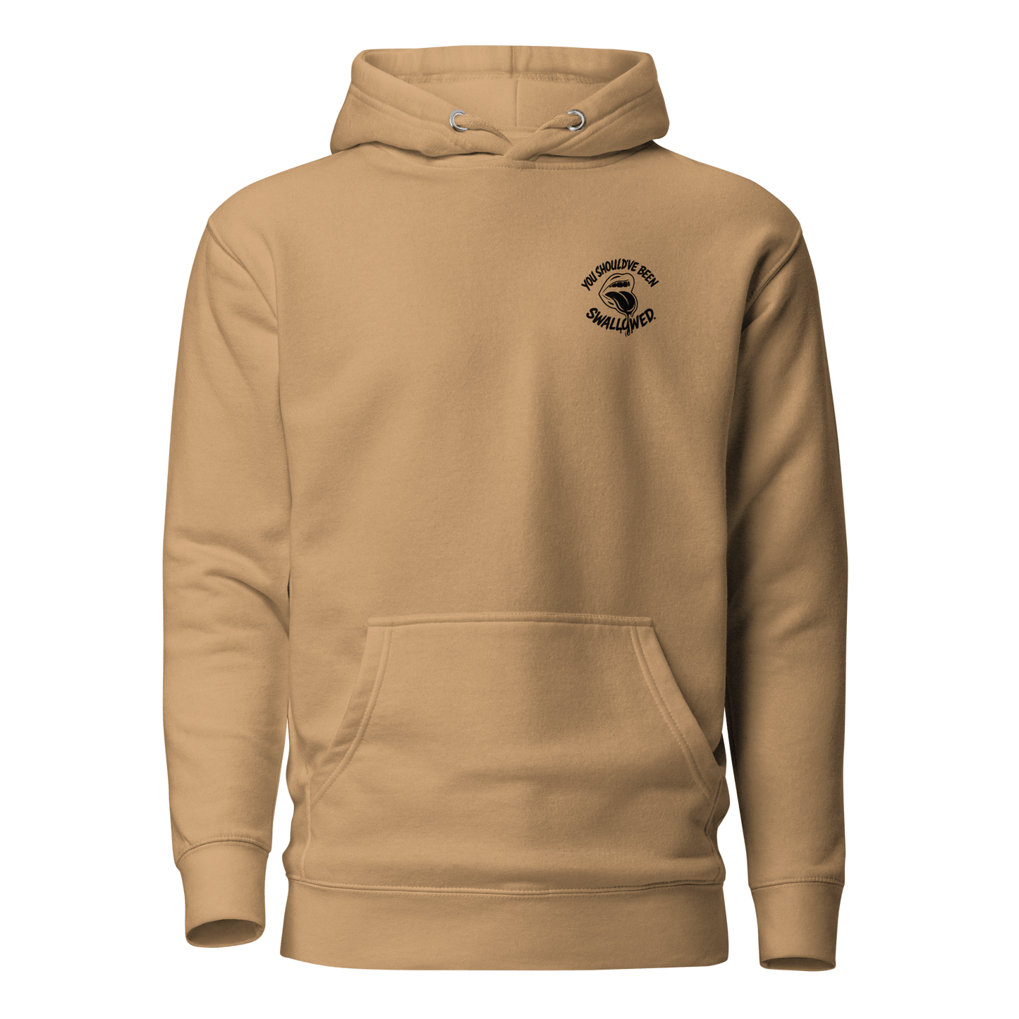 InsensitiviTees™️ Khaki / S You Should’ve Been Swallowed (Light Hoodie Edition)
