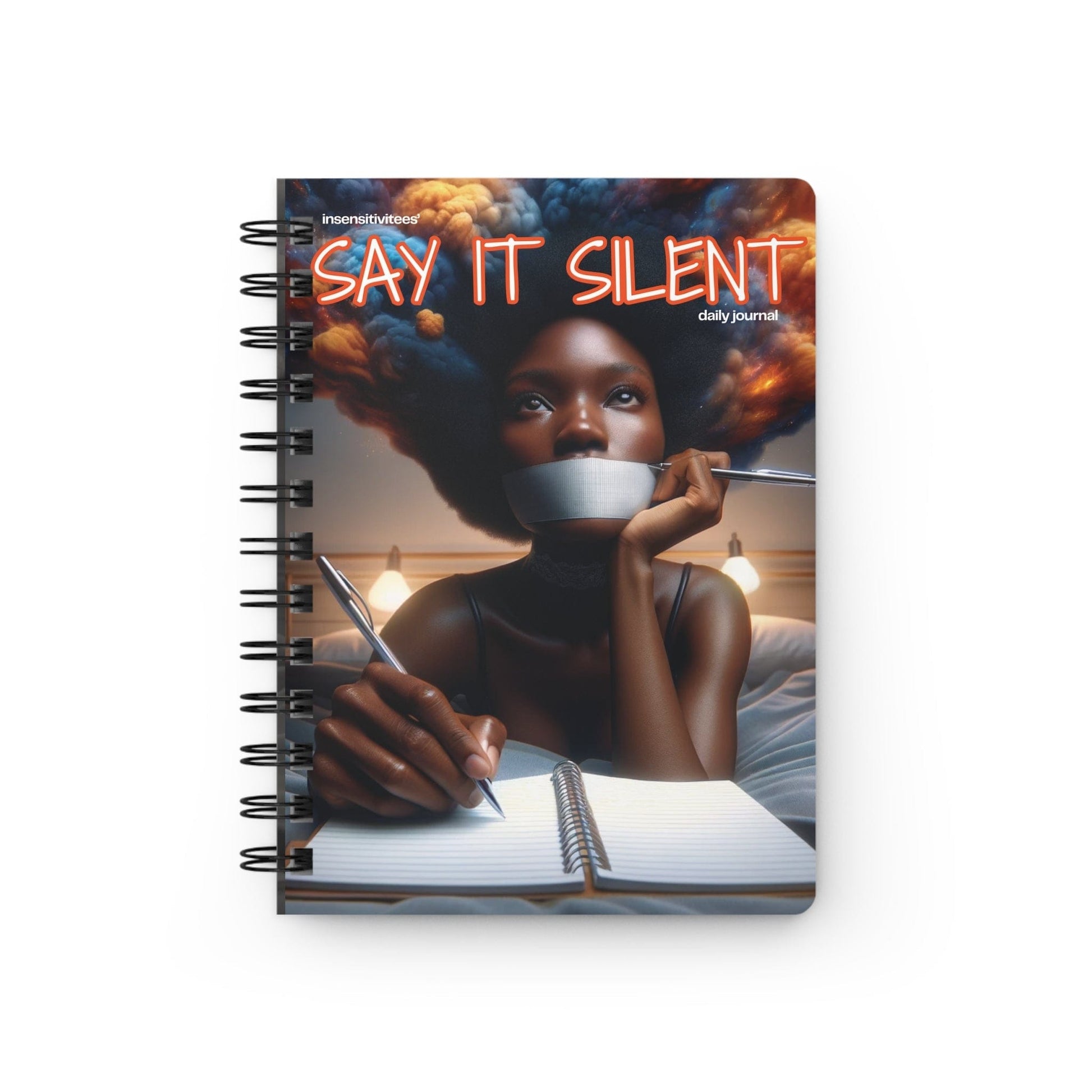 InsensitiviTees™️ Paperback Say It Silent Journal