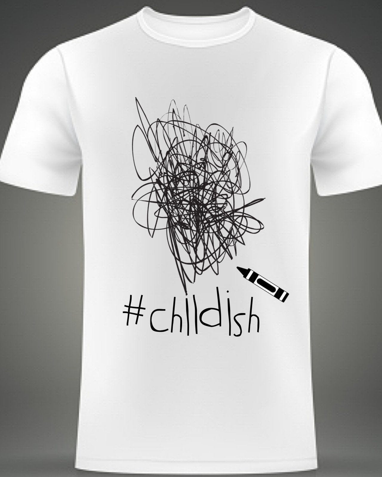 InsensitiviTees Shirts S / White #childish T-shirt