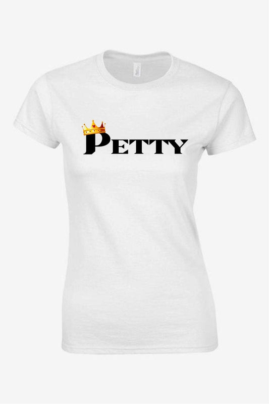 InsensitiviTees Shirts S / White Petty Queen