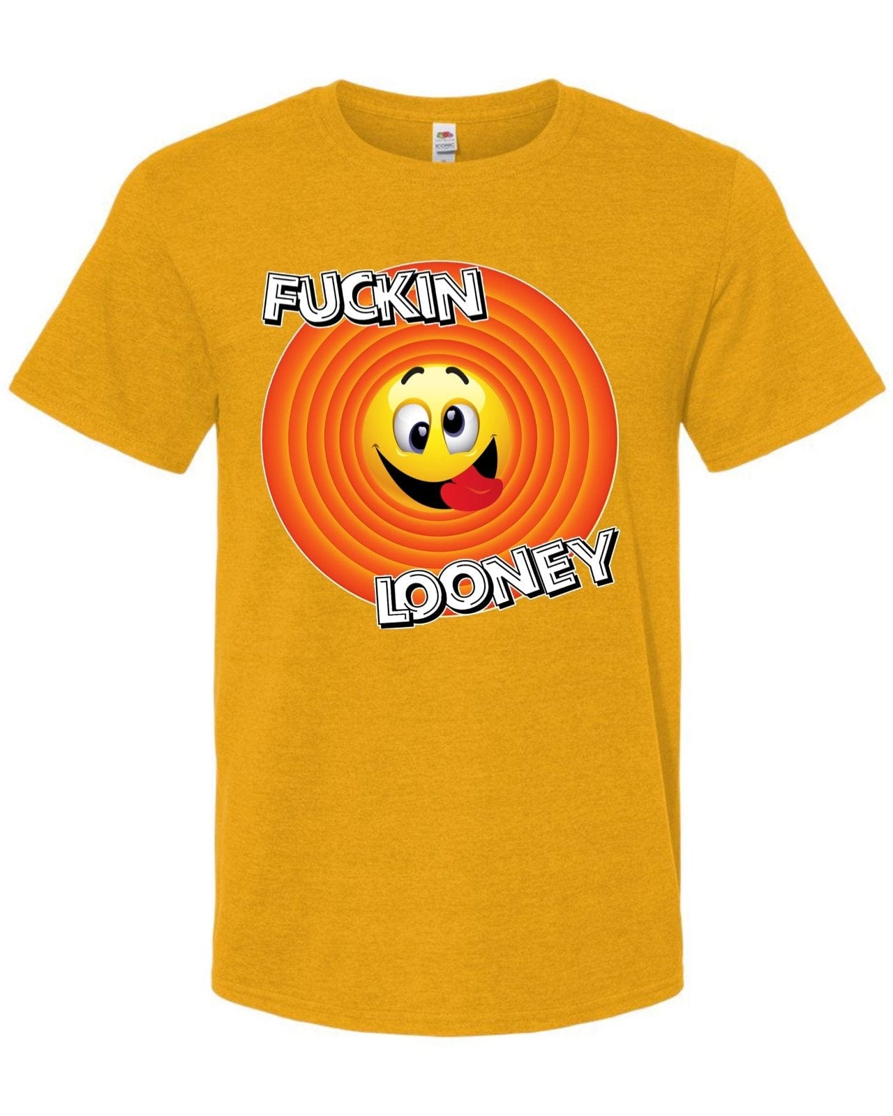 InsensitiviTees Shirts XL / Yellow Fuckin Looney