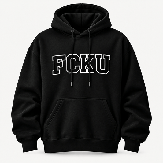 InsensitiviTees™️ T-SHIRT Black / S FCKU Collegiate Hoodie | Premium Streetwear