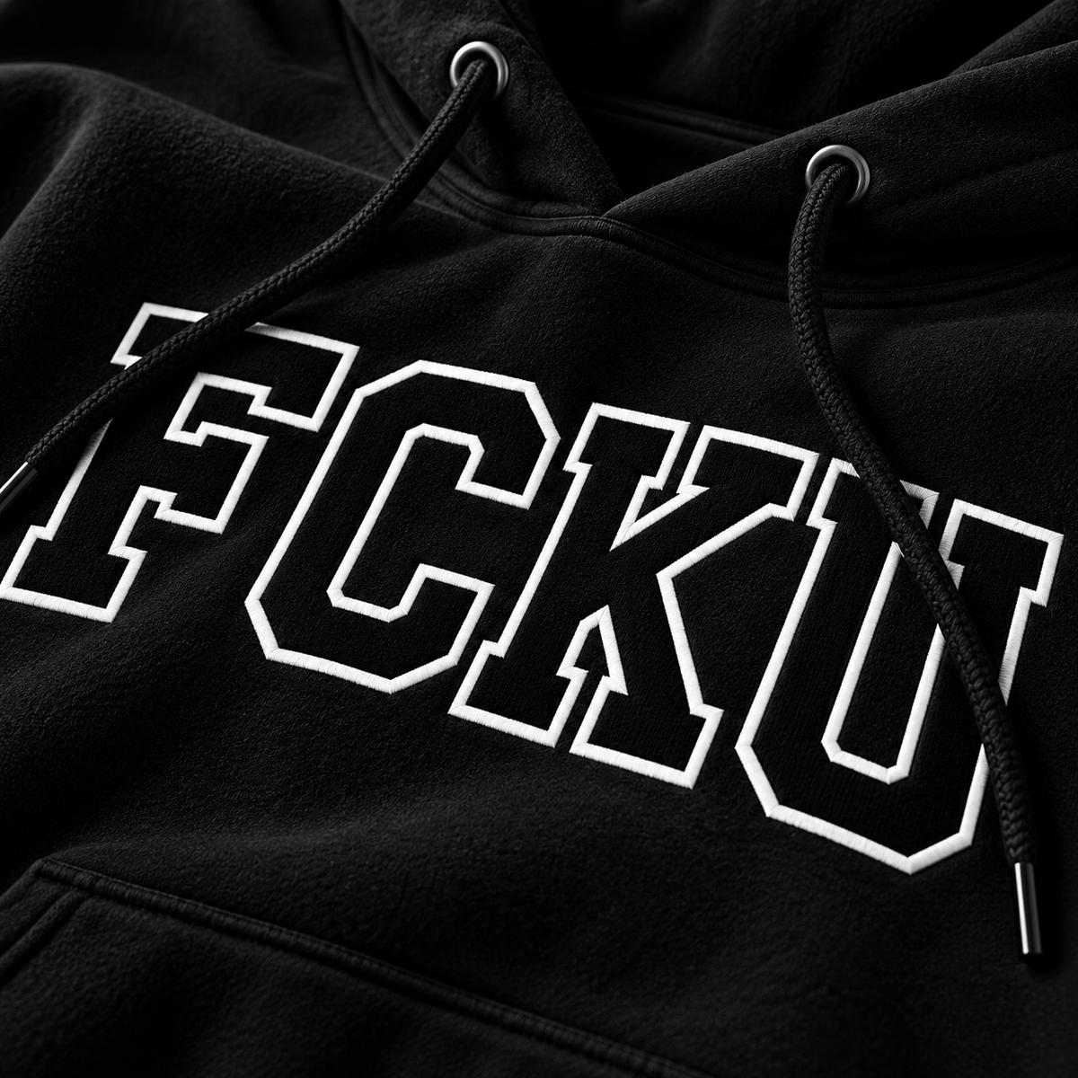 InsensitiviTees™️ T-SHIRT FCKU Collegiate Hoodie | Premium Streetwear