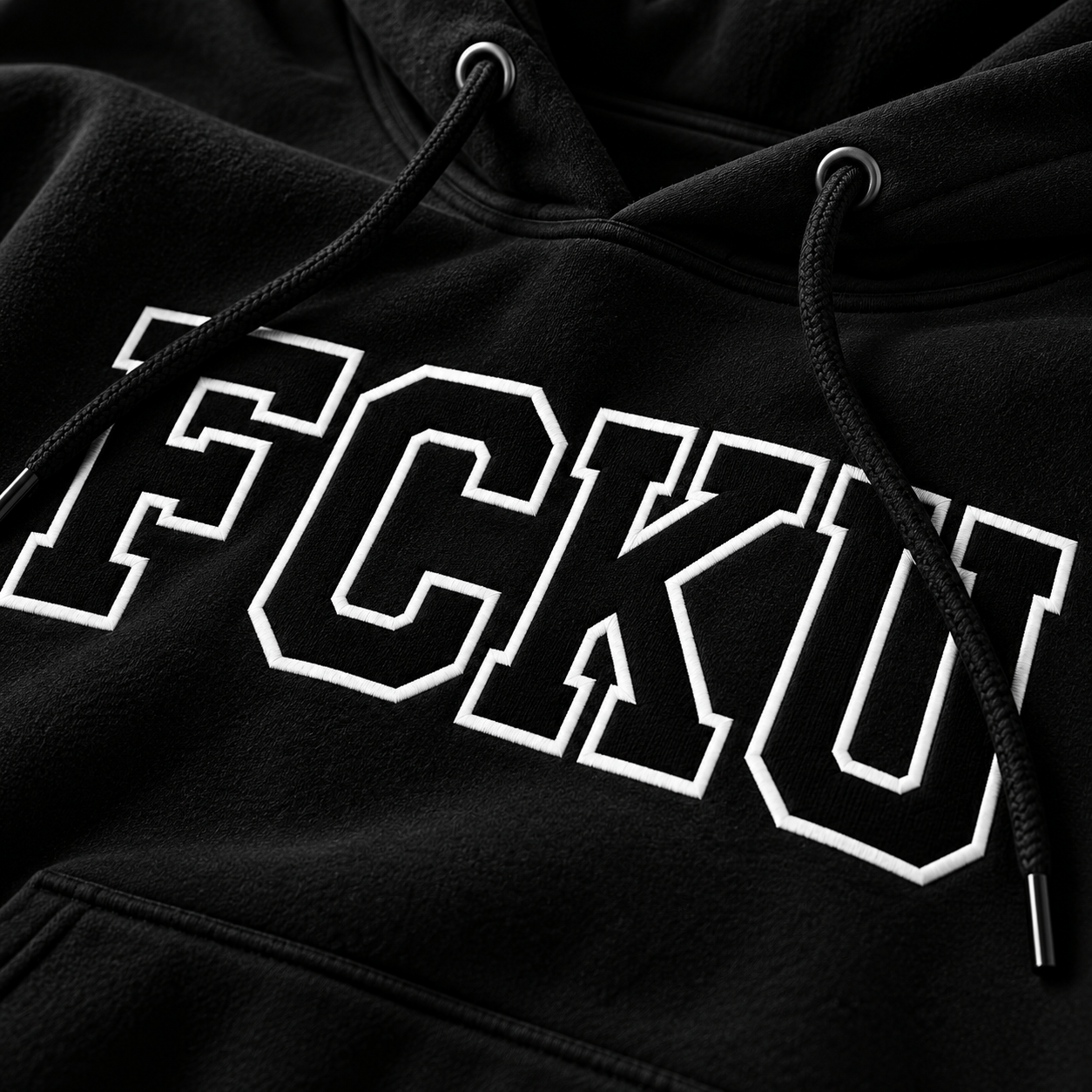 InsensitiviTees™️ T-SHIRT FCKU Collegiate Hoodie | Premium Streetwear