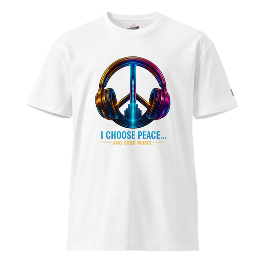 InsensitiviTees™️ White / S I Choose Peace Unisex premium t-shirt