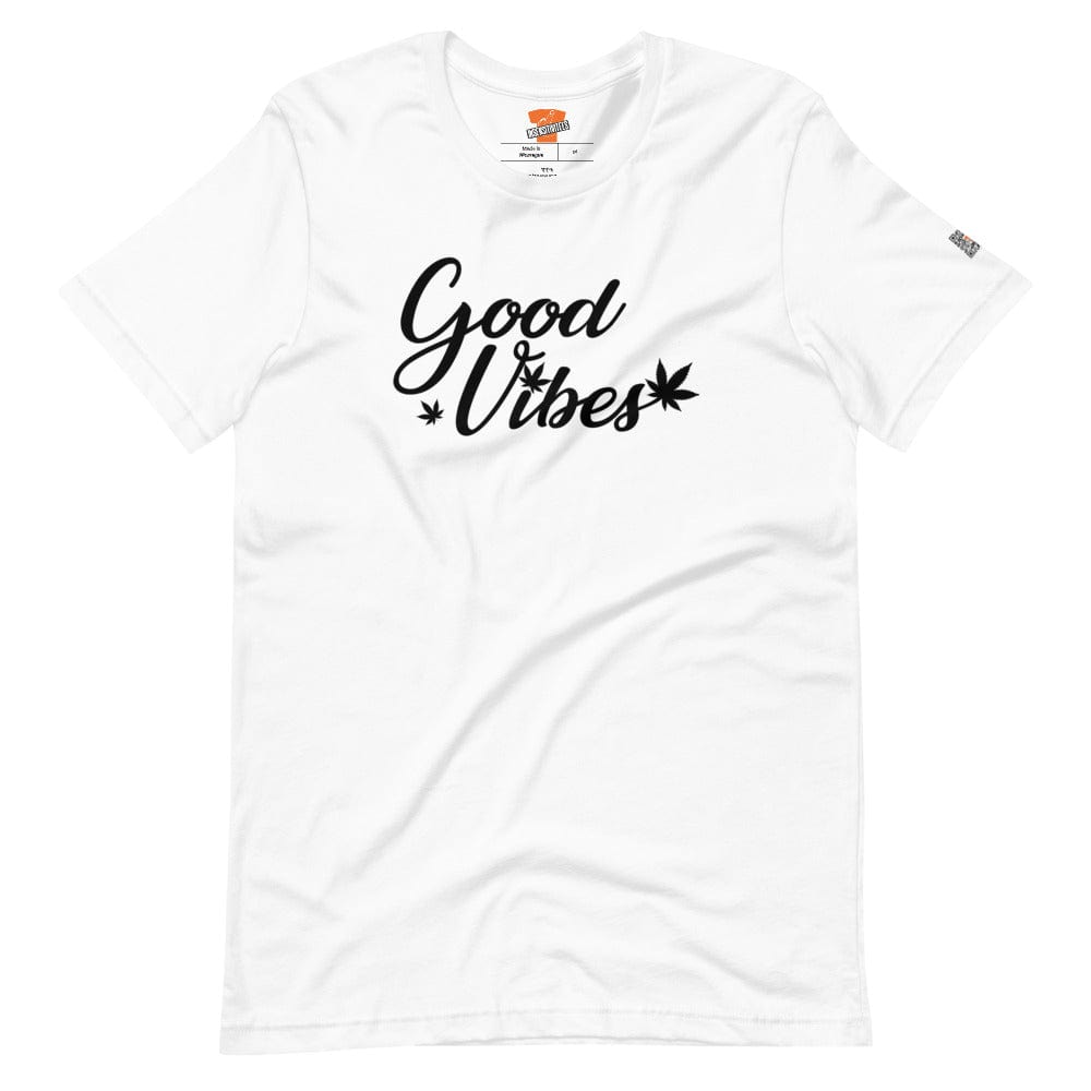 InsensitiviTees™️ White / XS Good Vibes Short-sleeve unisex t-shirt