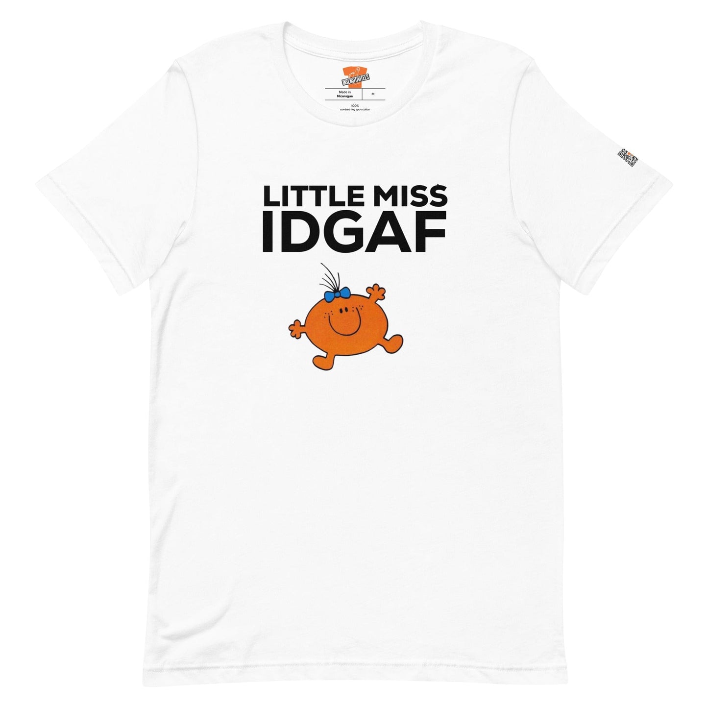InsensitiviTees™️ White / XS Little Miss IDGAF Unisex t-shirt