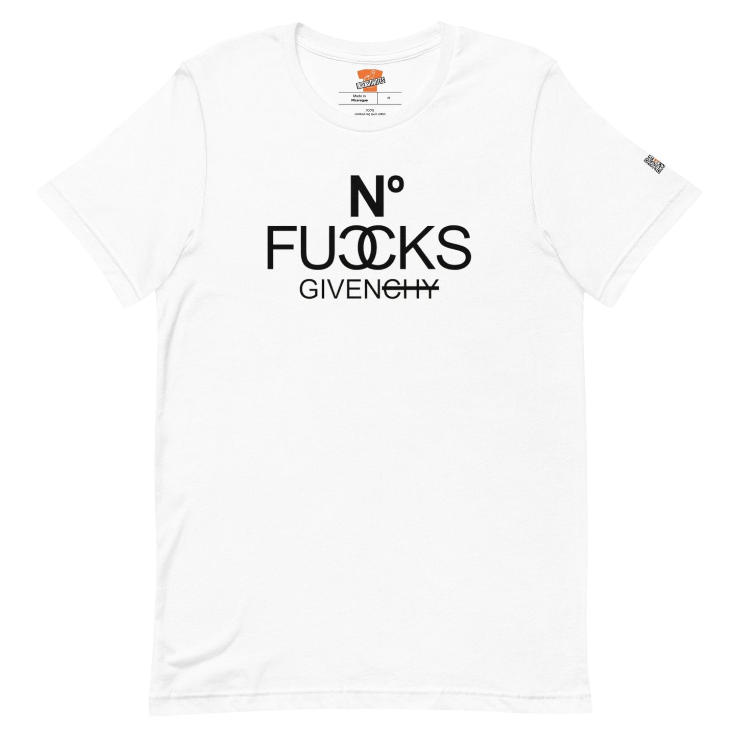 InsensitiviTees™️ White / XS No Fucks Given Unisex t-shirt