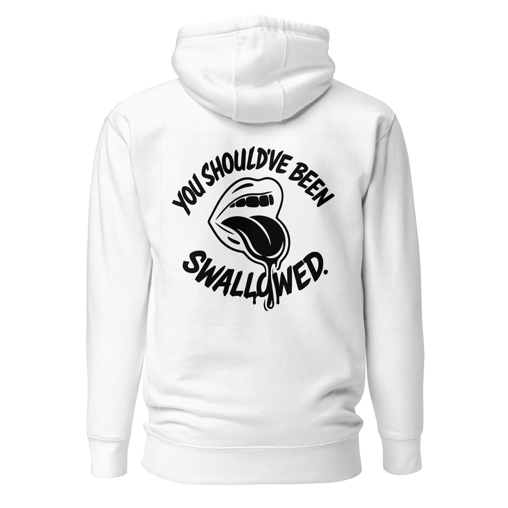InsensitiviTees™️ You Should’ve Been Swallowed (Light Hoodie Edition)