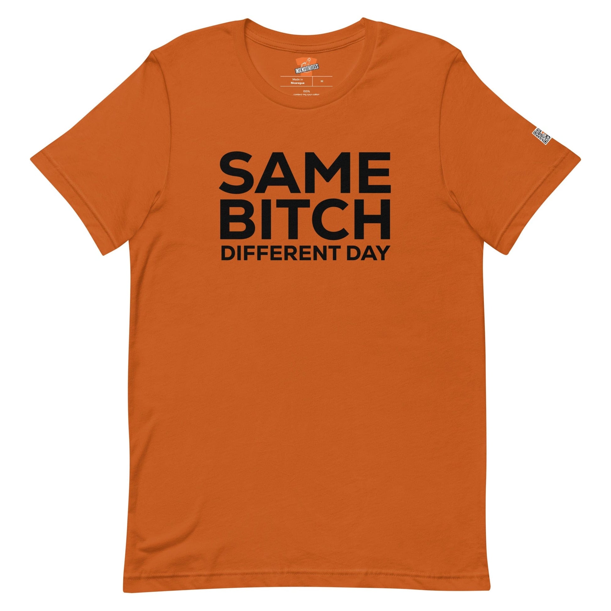InsensitiviTees™️ Same Bitch Different Day Unisex t-shirt