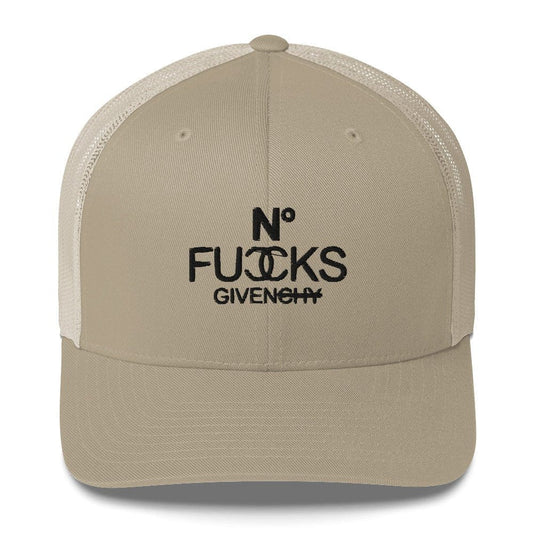 No Fucks Given Snapback Trucker Hat - InsensitiviTees™️